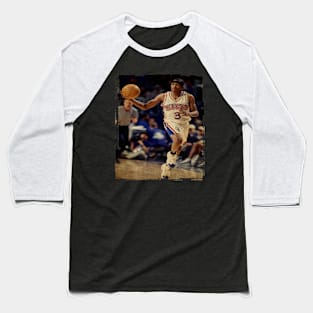 Allen Iverson Sixers Vintage Baseball T-Shirt